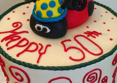 ladybug birthday cake