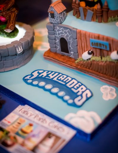 close up of Skylanders cake